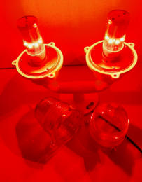 RED LED Aviation Light - 32cd 220VAC