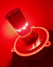 RED LED Aviation Light - 32cd 220VAC