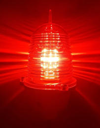RED LED Aviation Light - 32cd 220VAC